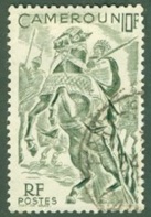 Camerún #318 1946 "Jinetes Lambdo"