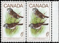 Canadá # 496 1969 Nuevas en Par NH "Papamoscas"