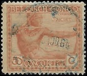 Congo Belga #99 1925  "Arquero"