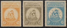 Creta "9 - 10 y #12 Nueva (Hinged) "Rebelión de Venizelos en Therison"