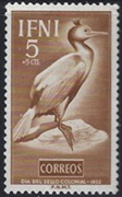 Ifni B10 1952 Nueva (Hinged) "Cormorán común"