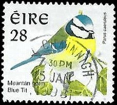 Irlanda #1036  1997 "Herrerillo común"