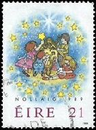 Irlanda #759 1989 "Navidad"