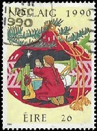 Irlanda #818 1990 Navidad