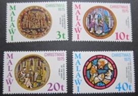 Malawi #264 - 267 1975 Serie completa Nuevas NH "Navidad"