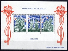 Monaco #1356a  1982 H.S. Nueva NH "Navidad"