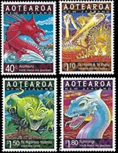 Nueva Zelanda #1629 2000 Nuevas NH "Año del Dragón - Espíritus y guardianes"