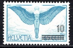 Suiza #C22 1938 Nueva (HINGED) "Icaro"