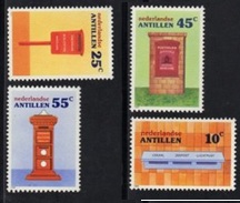Antillas Neerlandesas #568 - 571 1986 Serie completa Nuevas NH "Buzones de correo"