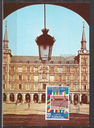 ESPAÑA #2222 1980 Maxicard "Conferencia Europea de Seguridad y Cooperación de 1980, Madrid - Plaza Mayor"