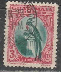 Guatemala #274  1908 "Quetzal"