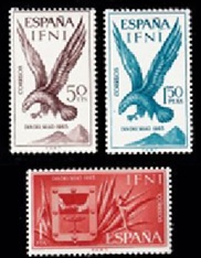 Ifni #131 - 133  1965  Serie completa Nueva SG "Águila y escudo de Sidi"