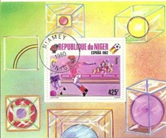 Níger #526 1982 H.S. "Copa del Mundo de Fútbol de España 82"