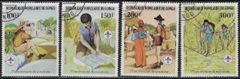 Congo, República Popular #631 1982 Serie completa "75º Aniversario del Escultismo"