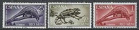 Rio Muni #32 - 34  1964 Serie completa Nuevas NH "Pangolín y camaleón"