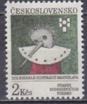 Checoslovaquia #2835 1991 Nuevas NH «Pinocho por Stasys Eidrigevičius»