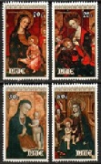 Niue #258 - 261  1979 Serie completa Nueva NH "Navidad - Pinturas de la Virgen y el Niño"