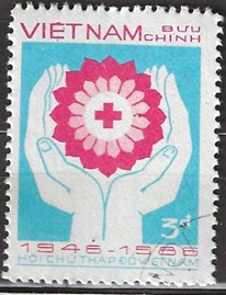 Vietnam #1685  1986  "40 Años de la Cruz Roja Vietnamita"