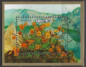 Corea del Norte #2866 1989 H.S. "Flores alpinas""