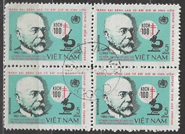 Vietnam #1269 1982 Cuadro scott $3.00 "Dr. Robert Koch, descubridor del bacilo de la tuberculosis"