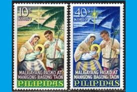 FILIPINAS #976 - 977 1967 Serie completa Nueva NH "Navidad"