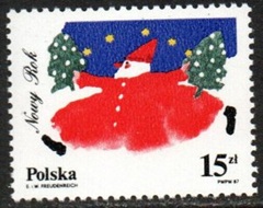 Polonia #2840  1987 Nueva NH "Navidad"