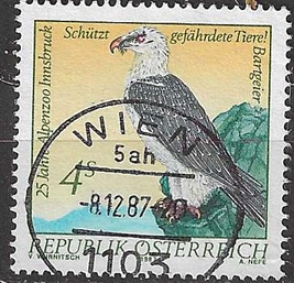 Austria #1411 1987 "Quebrantahuesos"
