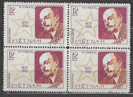 Vietnam #1050  1980 Cuadro Scott $2.70 "110 Años del natalicio de Lenin"