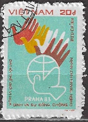 Vietnam #1359 1983 «Paloma – Conferencia por la Paz, Praga»