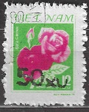 Vietnam #1385  1984  "Rosas"