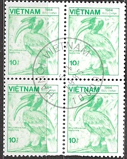 Vietnam #1478 1984 Cuadro "Gran Cálao"