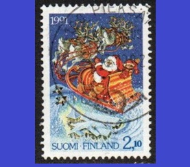 Finlandia #875 1991 "Navidad"