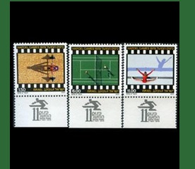 ISRAEL #725 - 727 1979 Serie completa Nueva NH "Juegos del Hapoel"