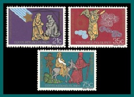 Islas Cocos #104 - 106 1982 Serie completa Nuevas NH "Navidad"