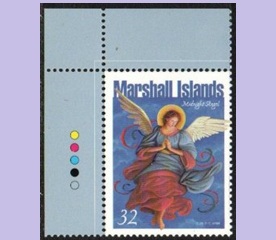 Islas Marshall #670 1998 Nueva NH "Angel de la media noche - Navidad"