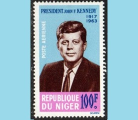 Níger Sc #C44  1964 Nueva (Hinged) "J.F. Kennedy"