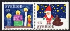 Suecia #951 - 952 1972 Serie completa Nuevas NH