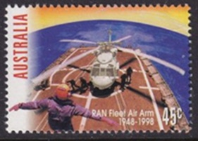 Australia #1650  1998 Nueva NH "Helicóptero Naval de la Flota Aérea"