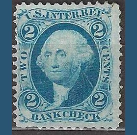 Estados Unidos #R5 1862 Sello de ingresos Cheques «G. Washington»