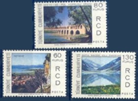Turquía #1857 - 1859 1970 Serie completa Nuevas NH "Aniversario de la cooperación regional"