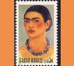 ESTADOS UNIDOS #3509 2001 Nueva NH "Frida Kahlo, autorretrato"