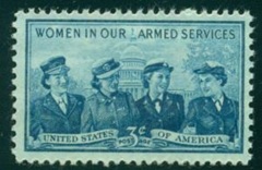 Estados Unidos # 1013 1952  Nueva NH "Mujeres en las fuerzas armadas"