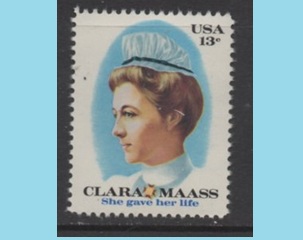 Estados Unidos #1699 1976 Nueva NH "Clara Maass, enfermera martir de la medicina en el estudio de la fiebre amarrilla"