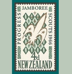 Nueva Zelanda #378 1965 Nueva NH «Scout Jambore 1966»