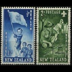 Nueva Zelanda #B42 – B43 1953 Serie completa Nuevas LH «Scouts»
