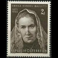 AUSTRIA #888  1971  Nueva NH "Enrica von Handel Mazzett, novelista que reflejo las luchas religiosas siglos XVI y XVII"