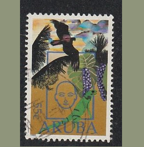 Aruba #54 1990 "Proteccion del medio ambiente"