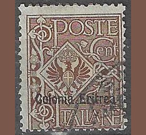 Eritrea #19 1903 Sobreimpresa "Águila imperial"