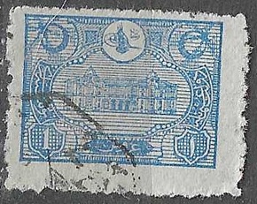 Imperio Otomano, Turquia #241 1913 "Edificio de correos"
