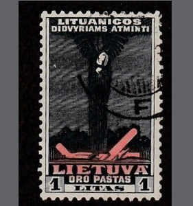 Lituania # C82 1934 "El ángel oscuro de la muerte"